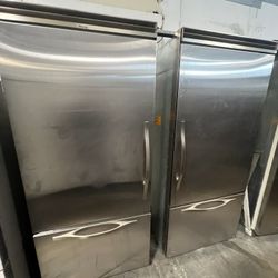 Viking 72” Refrigerator Built In Stainless Steel 2yr Warranty