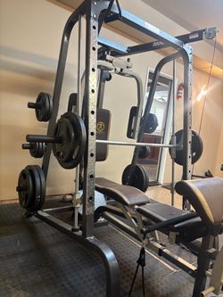 Macys smith machine w/ weights