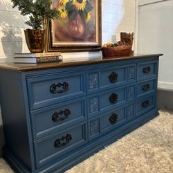 Fabulous Refinished MCM BP John Lowboy Dresser / Buffet / Media Stand 