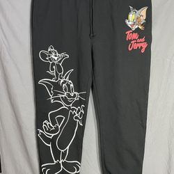 Tom And Jerry Sweatpants 38x26 Black
