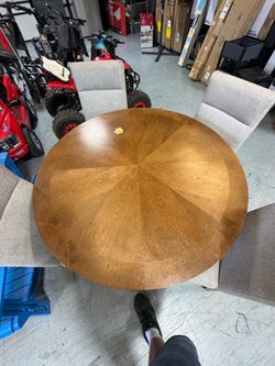 Dinner table set