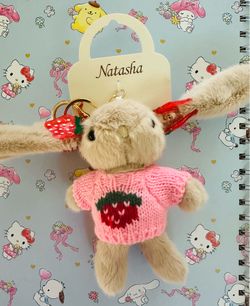 Natasha bunny bag charm
