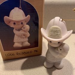 Fireman Precious Moments Ornament