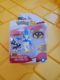 Pokémon battle figure set 
Blitzle/Quaxwell/Kabuto