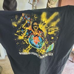 Rare 1983 Iron Maiden Piece Of Mind (XL)