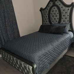 Full Bed Set And Night Table