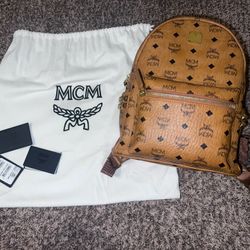 MCM Stark 32 Visetos Canvas Backpack