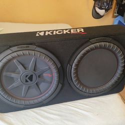 Kicker Comp RT 12" Subwoofer Enclosure. 1000 Watts