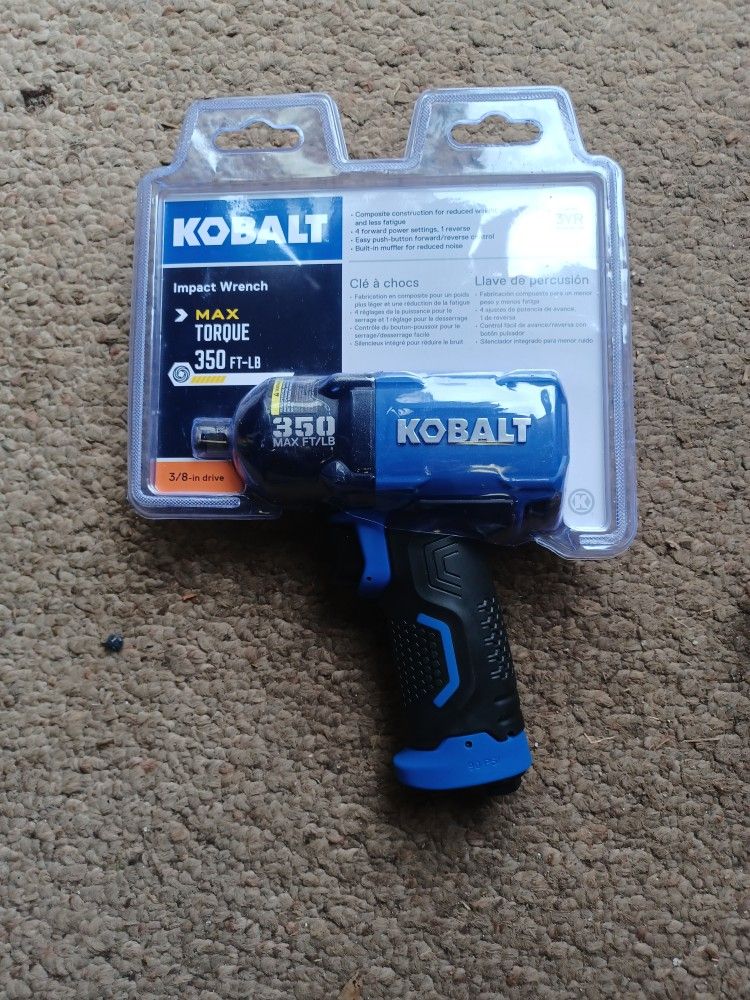 Kobalt Impact Wrench 350 Ft Lb 3/8 Inch Drive