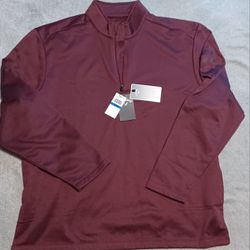 Men's Size Xlarge Calloway Marron Lkng Sleeve Golfing Shirt New