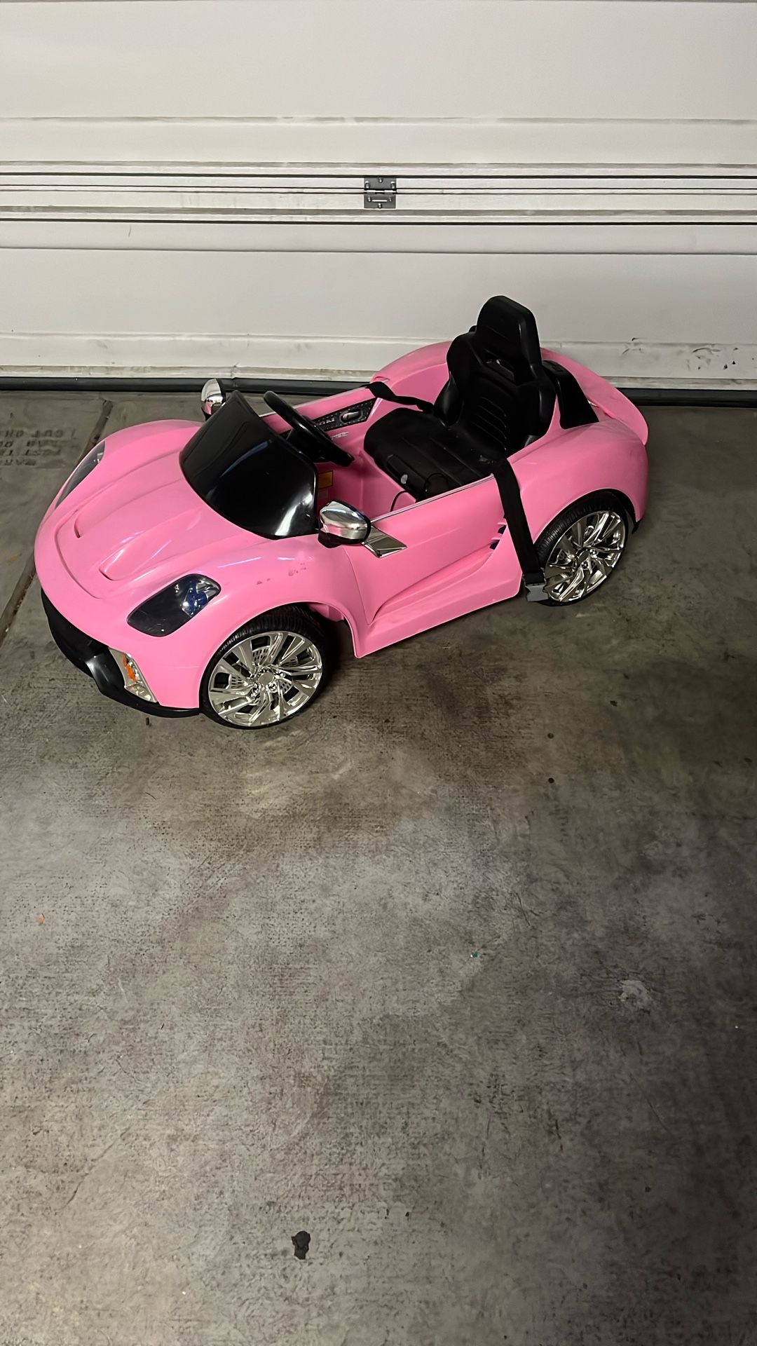 Electric pink car