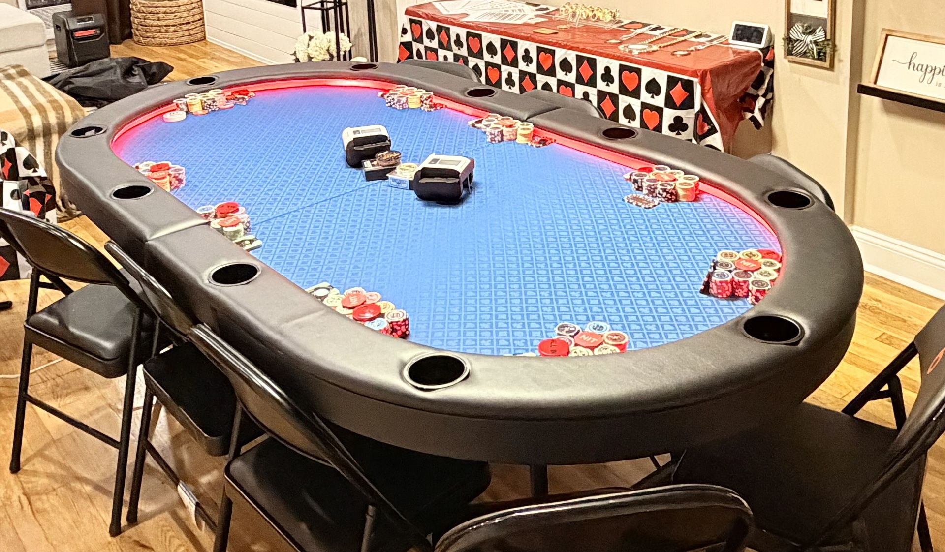 Poker Table 91” Oval