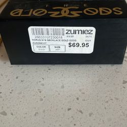 Horus Eye 18k Gold Plated Necklace 