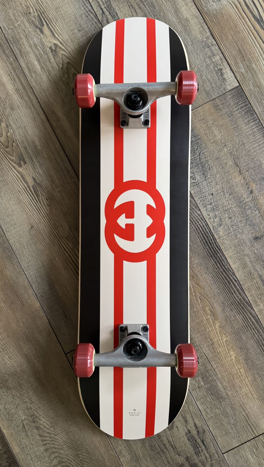 Gucci Interlocking G Skateboard New With Wrap, Carrying Bag, Box & Tags