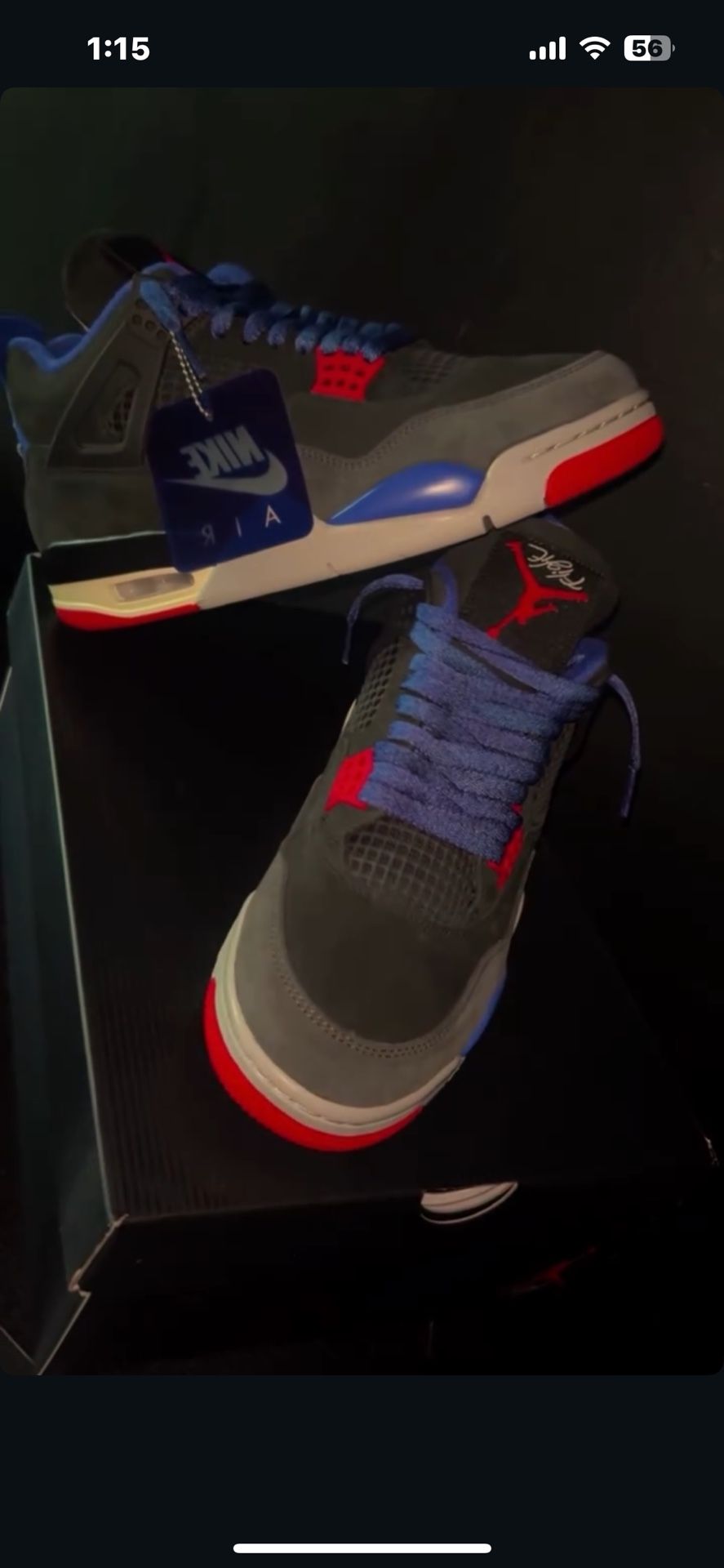 Jordan’s 4 Retro Rare Air Size 9.5 Men