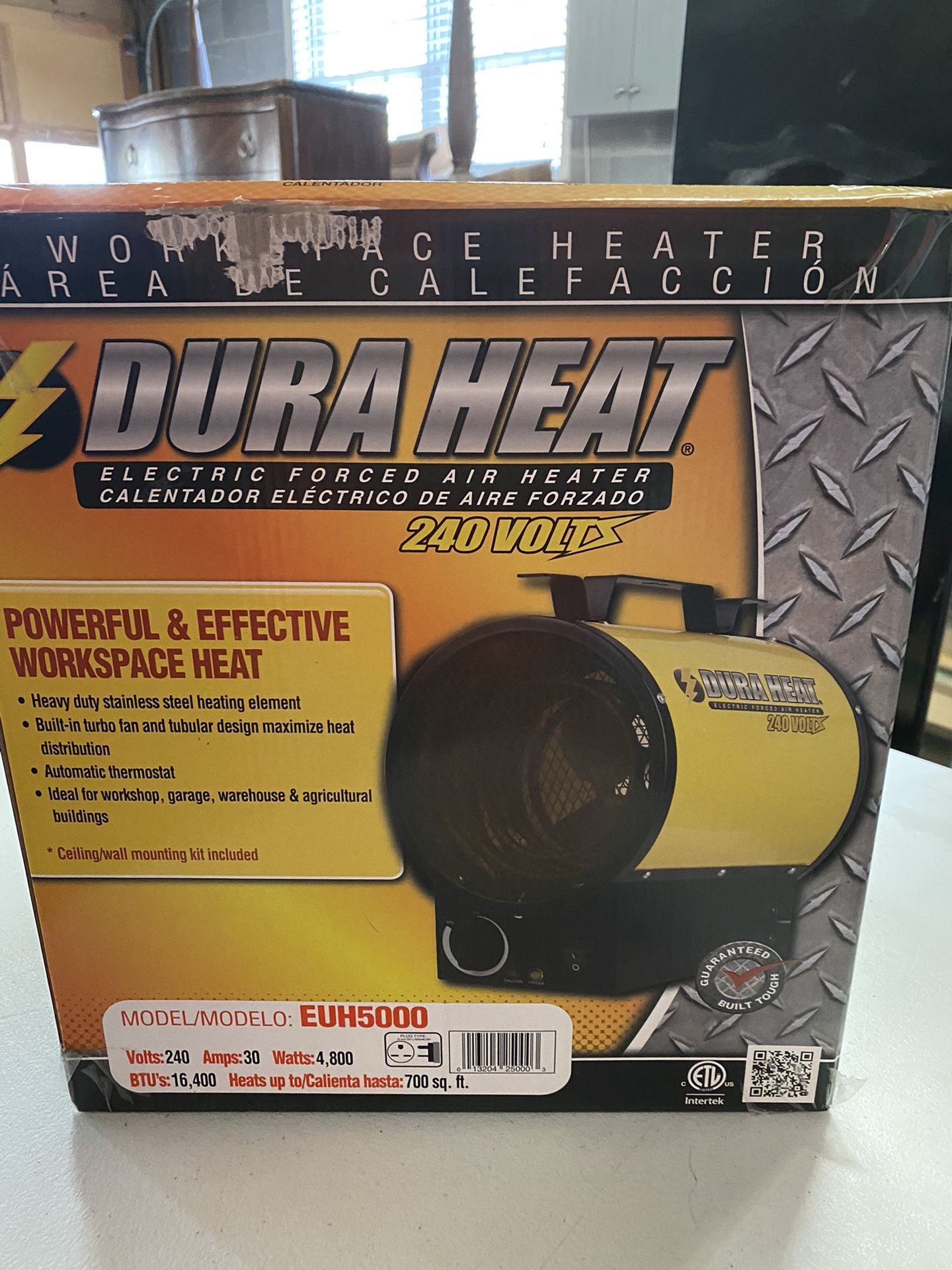Dura Heat EUH5000 Forced Air Heater (Sealed Box)