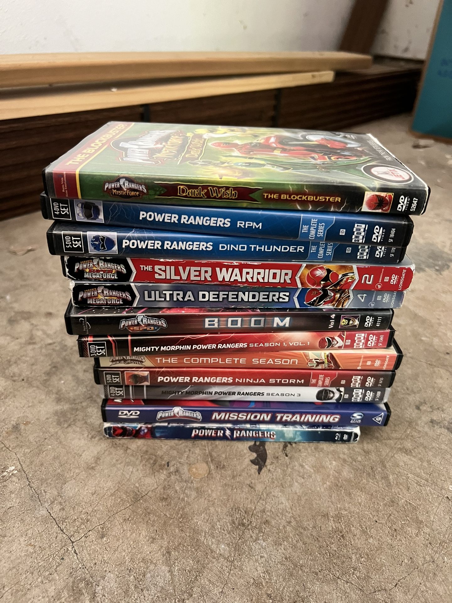 Power Rangers DVDs Set 2
