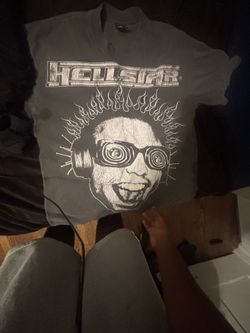 Grey hell star shirt ,negotiable