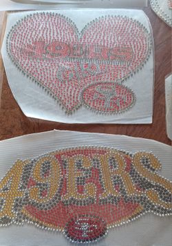 49ers Iron On Transfers