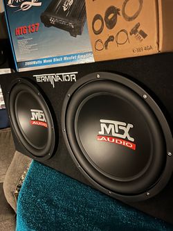 MTX Dual 12” subwoofers 🔊 package