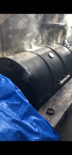 Oil Drum Smoker