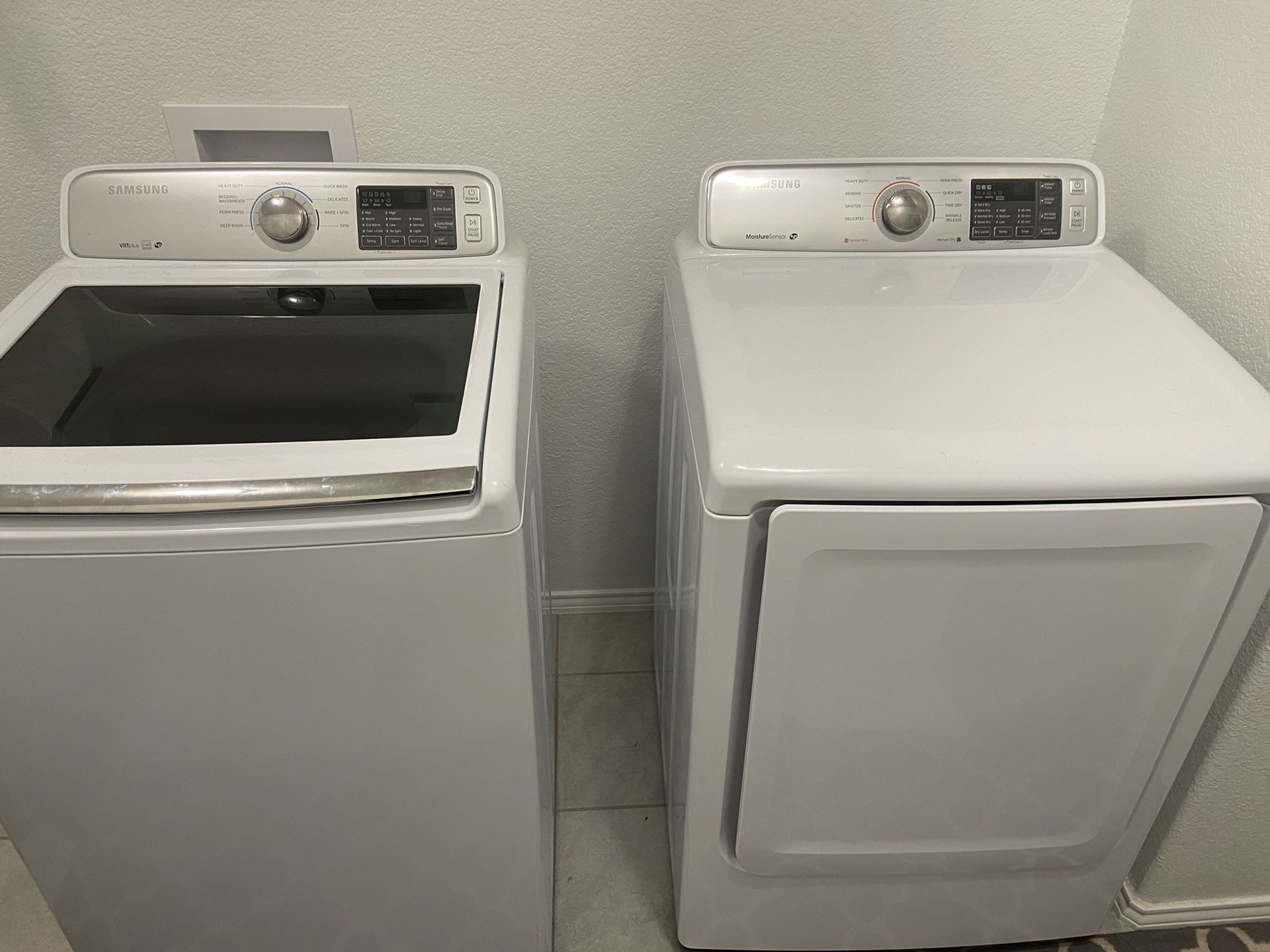 Samsung Washer And Dryer With All The Connections