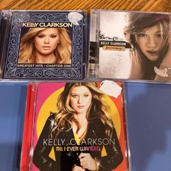 Lot of 3 Kelly Clarkson Music CD’s