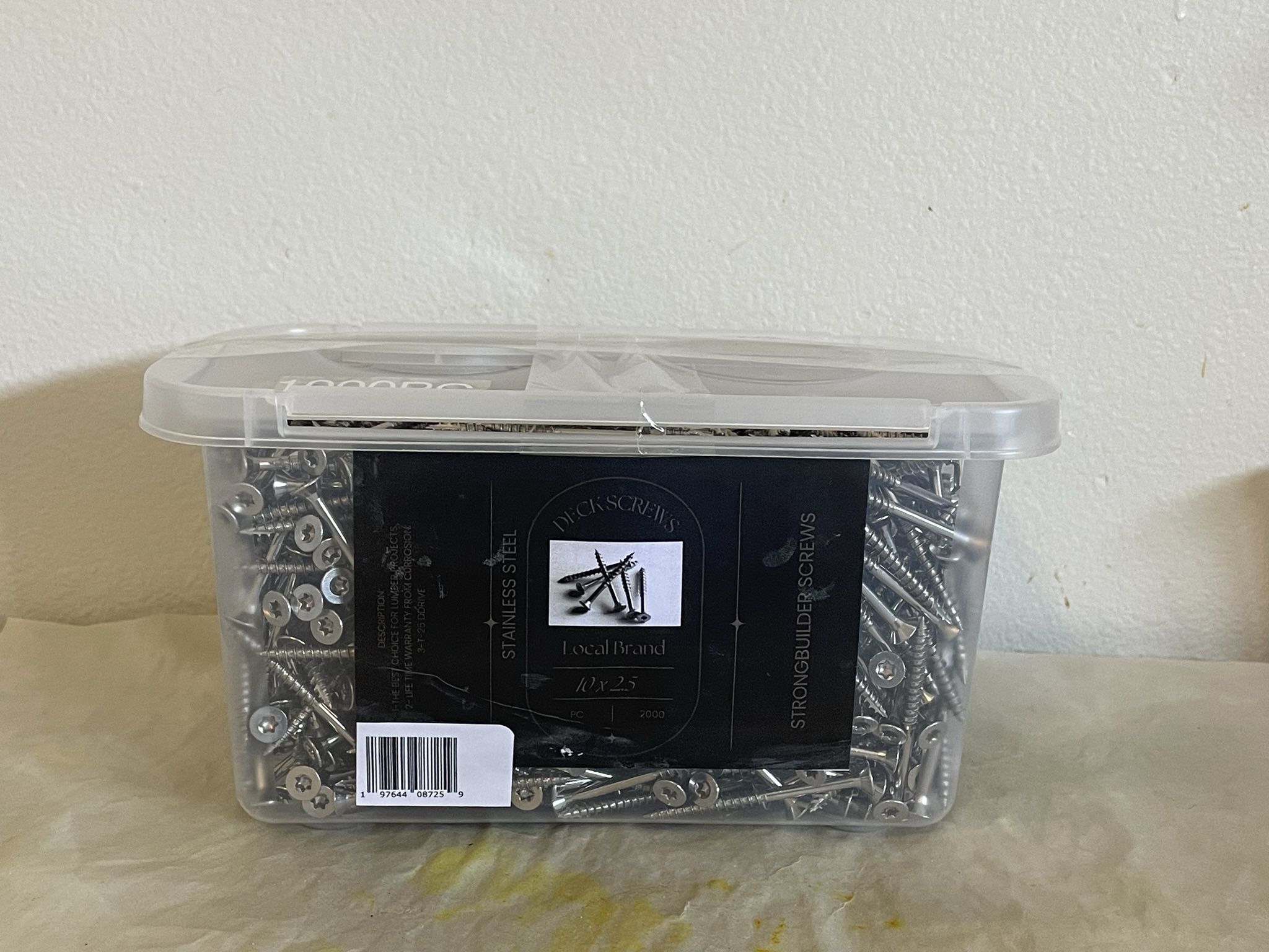 Deck screws stainless steel used for deck fencing or marine