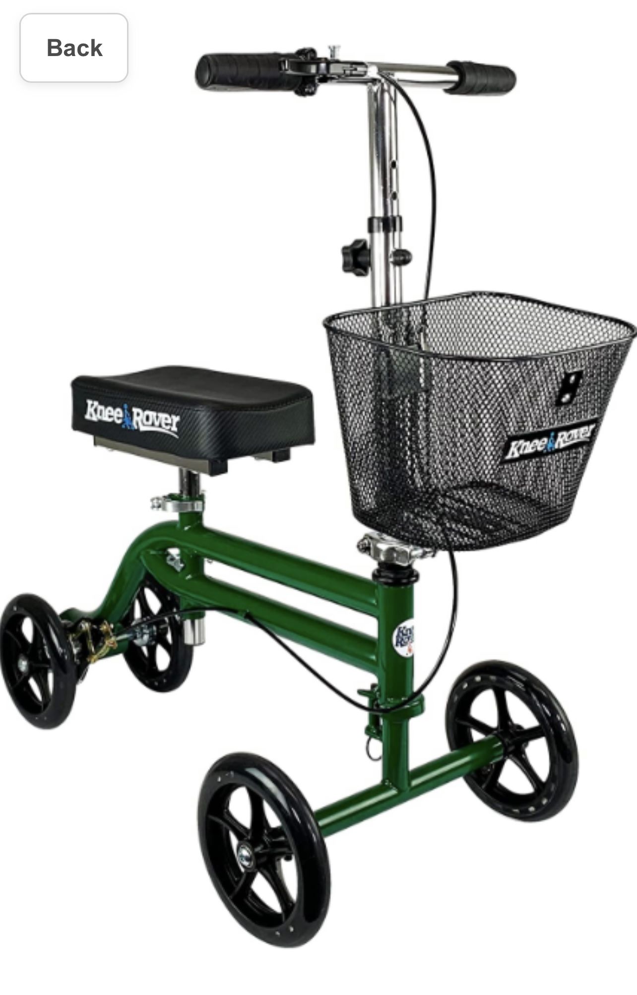 KneeRover Steerable Knee Scooter Knee Walker Crutches