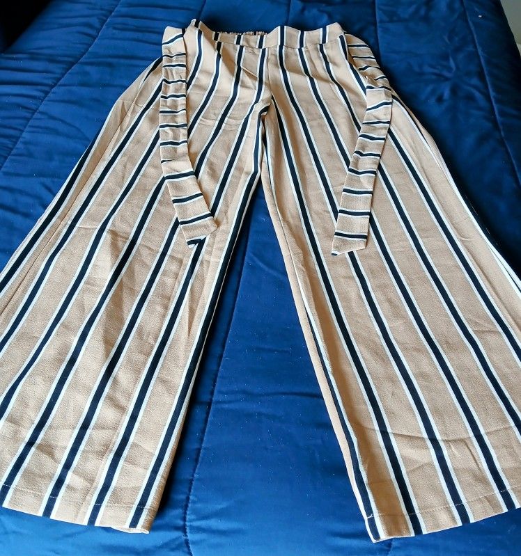 Women's Striped Pants Size Small 