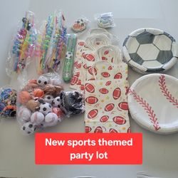 Sports themed party lot kids birthday piñata lot