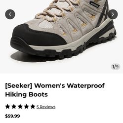 Taupe NortiV8 women’s waterproof hiking - Sz 8.5