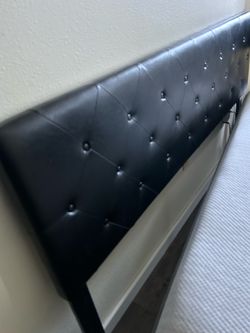 King Leather Headboard
