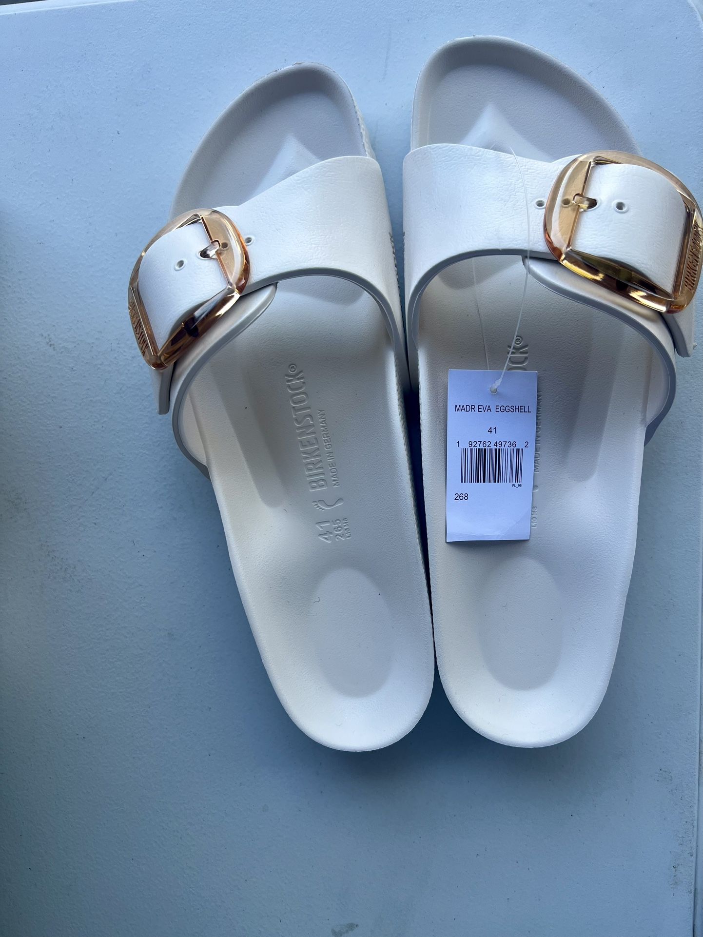 Brand New Birkenstock Madrid Women’s Sandals White