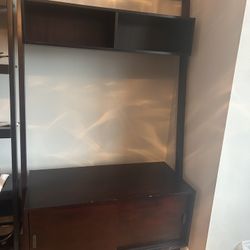 Crate And Barrel Leaning TV Stand 