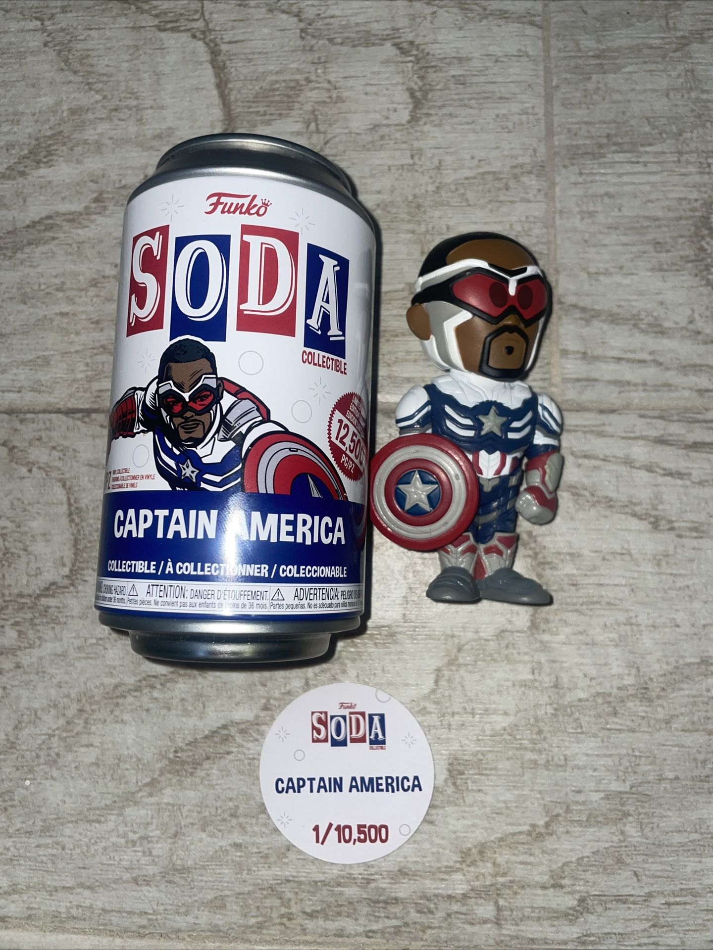 Funko SODA: Marvel - Falcon As Captain America- Only 10,500 Made!
