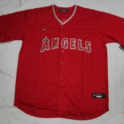 Los Angeles Angels Trout Adult Jersey(2XL&3XL)
