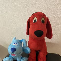 Blues Clues And Clifford Plushie