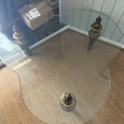 Antique Glass Table