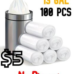 [NEW] 13 Gallon Trash Bags - 100 PCS