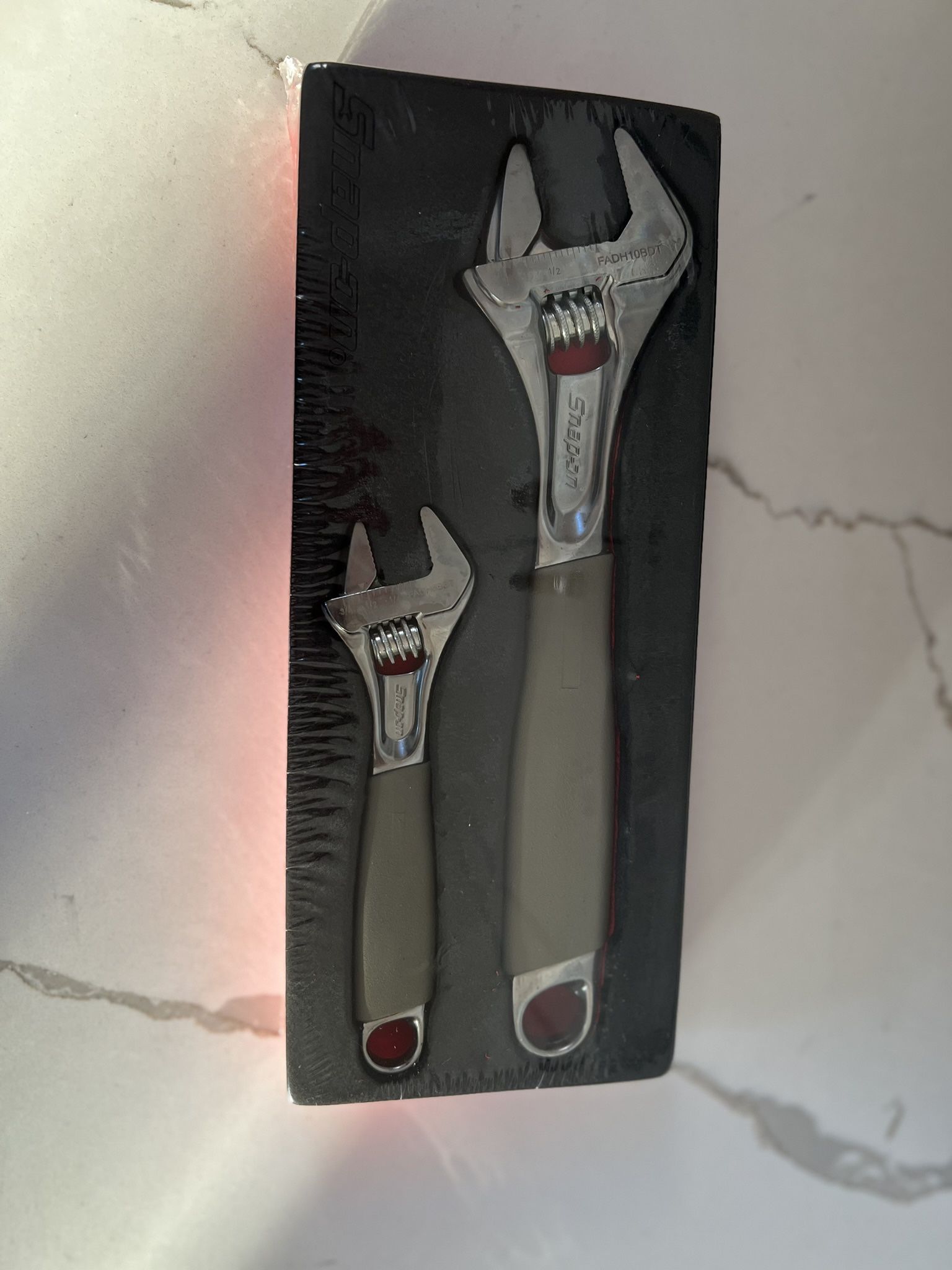Brand New and Sealed 2-Piece Flank DriveĀ® Plus Adjustable Wrench Set (Dark Titanium) Model: FADH702ATK2F