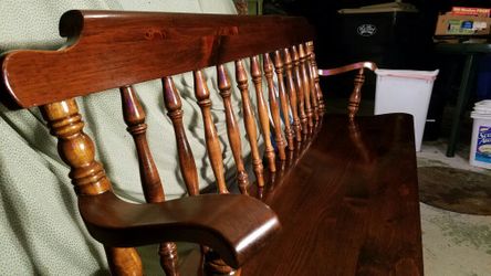 Deacon's bench, old tavern style