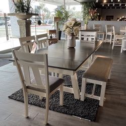 Table 4 Chairs And Bench