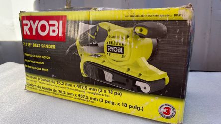 6 Amp Corded 3 in.W x 18 in.L Portable Belt Sander