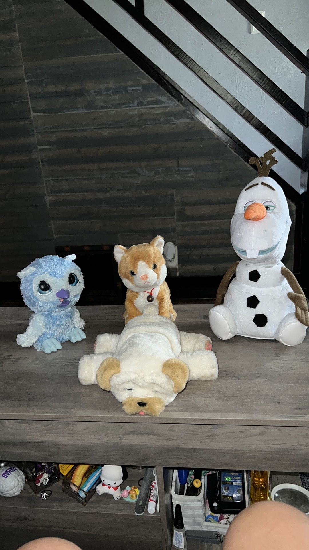 FURREAL FRIENDS OWLEN THE OWL/Orange Plush Interactive Cat/Little Live Pets Dog/Talking Olaf