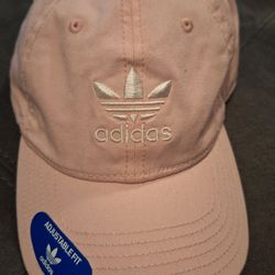 Pink Adidas adjustable hat