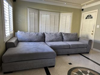 Used Grey Sectional Couch