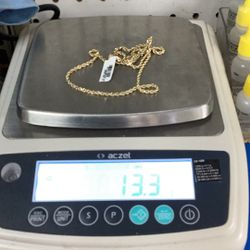 10K Solid Gold Rope Chain 