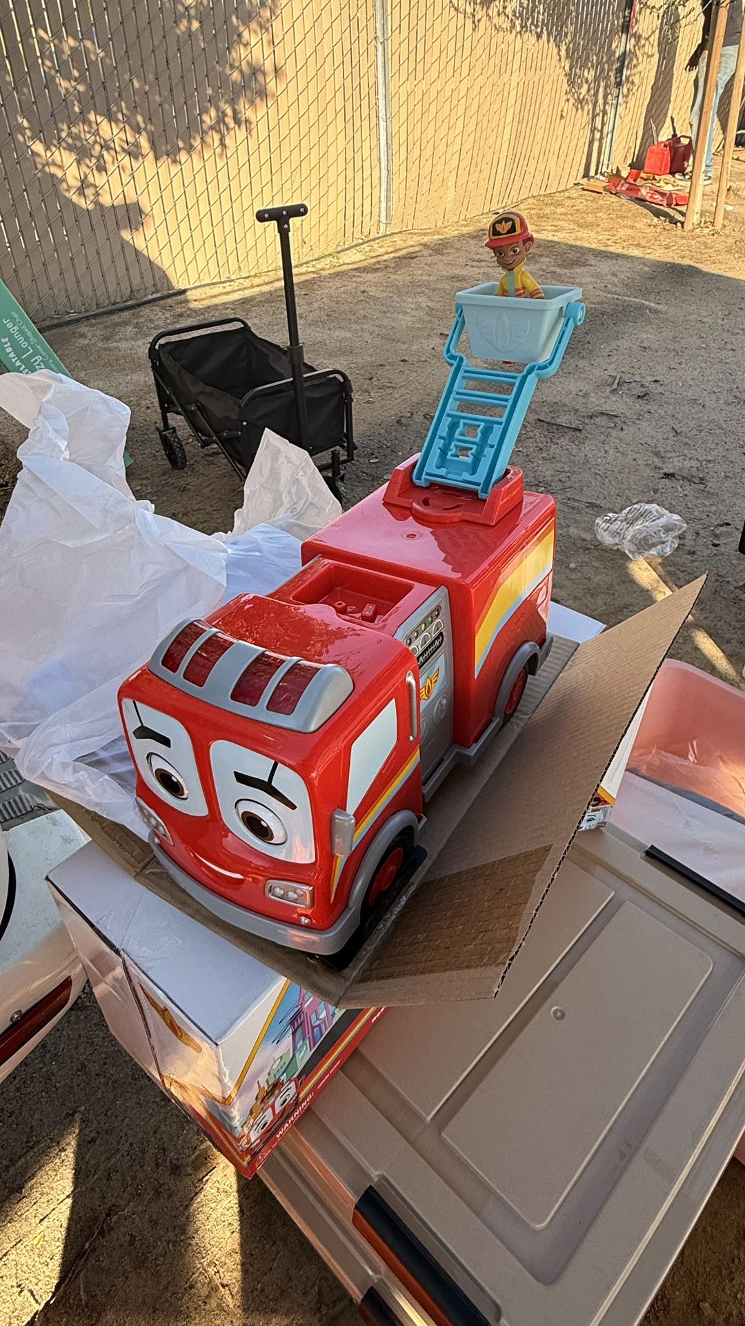 Kids Fire Truck Perfect Xmas Gift