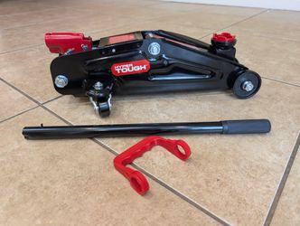 2-Ton Trolley Rollable Hydraulic Black Floor Jack Raises 5.25 - 13in Brand New